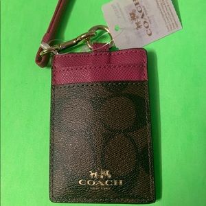 Coach card holder